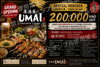 Khuyến mãi khai trương đặc biệt! Giảm giá 200.000 VND「Khai trương hoành tráng vào ngày 7 tháng 7! UMAI RAMEN & IZAKAYA chính thức bắt đầu hoạt động♪」