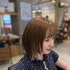さりげなく楽しむ大人のインナーカラーボブ 宝塚 美容室 託児所付き