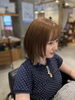 さりげなく楽しむ大人のインナーカラーボブ 宝塚 美容室 託児所付き「さりげなく楽しむ大人のインナーカラーボブ 宝塚 美容室 託児所付き」