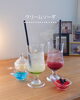 クリームソーダ「推しカラーも見つかる？ゼリーとアイスで彩るクリームソーダ。」