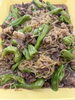 甘辛い味付けが食欲をそそる一品「あまやさいのししとうと牛肉の甘辛炒め」