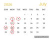 7月のお休み「越前市くらし応援取扱いしております。」