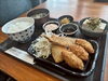 「アジ＆カキのミックスフライ定食ランチ」