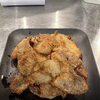 バリバリ黄金色！鶏の皮焼きできました