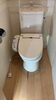 施工前　INAX　写真参照「【柏市】LIXILトイレYBC-Z30Hへの交換事例｜便器と床のすき間からの水漏れと床の状態に要注意」