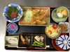 「豚トロ焼肉とお刺身の彩り和定食ランチ」