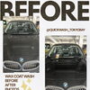 撥水ワックスコート洗車(BMW/X1/Lサイズ)の施工事例をビフォーアフター写真でご紹介🚗✨