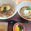7月限定「和牛ステーキ丼とネバとろ温玉ざる蕎麦」好評です