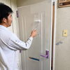 アパート玄関扉塗装工事｜下地処理から丁寧に仕上げています
