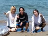 「海ではしゃいだあとは、みんなでBBQ😆🍖」