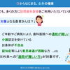 訪問歯科診療の対象となる方について