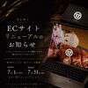 ECサイトリニューアルのお知らせ