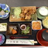 鶏の甘ダレ唐揚げと彩り小鉢の本日の和定食ランチ