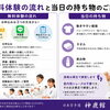無料体験の流れと当日の持ち物のご案内