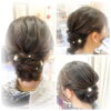 浴衣に合わせた上品ヘアセットのご紹介