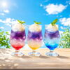 夏限定ドリンク「色いろソーダ」レッド・イエロー・ブルーが登場！
