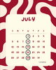 7月定休日のお知らせ「7月定休日のお知らせ」