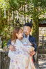 「神社でのお宮参りフォト♡パパのユニーク表情も思い出に」