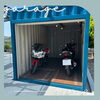 【施工事例】特注13フィートコンテナです✨バイクガレージ🏍【コンテナハウスをあなたのライフスタイルに】