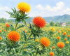 ベニバナ「🌼 今日のはな｜ベニバナ（紅花）」