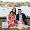 海辺で残す♡七五三＆ハーフバースデーのファミリーフォト