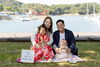 「海辺で残す♡七五三＆ハーフバースデーのファミリーフォト」