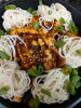 「イカ炒めを麺と一緒に楽しむ韓国家庭スタイル」