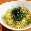〆にさっぱり、刻み海苔たっぷりのラーメン