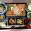 冷しゃぶとお刺身の彩り和定食ランチ