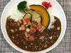 「本日のAランチは　夏野菜ビーンズキーマカレー」