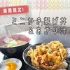 ミニかき揚げ丼とあさり汁セット始めました