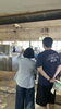 「精練工場＆織機展示をじっくり見学していただきました！」