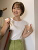 前向きになりたい日は白×緑「虹色コレクション最終回「白」気持ちに寄り添う白×1色コーデ」