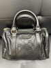 GUCCI レザー　ボストンバッグ　本革　ブラック　ヴィンテージ　大型バッグ GUCCI GG柄ブラックレザーボストンバッグをお買取しました | 買取大吉