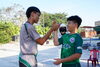チームの結束を深める、活気ある練習風景「【ホーチミン・タオディエン】サッカーを通じて「生きる力」を育む。Amitie Sports Clubの子ども向けサッカースクール」