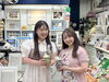 伊丹物産協会のローズメイト🌹のお二人です❣️「ローズメイトさんご来店！武将ジェラートラテを味わっていただきました」