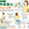 【座ってできる肩甲骨寄せストレッチ】