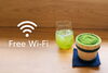 「店内でFree Wi-Fiご利用いただけます」