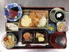 「ササミカツのタルタルソースと焼き魚の本日の和定食ランチ」