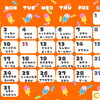 夏休みは毎日がワクワク！8月イベントカレンダーが完成しました！
