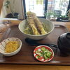 穴子一匹丸揚げ天丼と手作りひんやりデザート