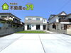 吉田町片岡🏠外観「【完成しました🏠即内覧可】夏だけの特別企画！サマーキャンペーン＆みらいエコ補助金７５万円対象✨並列駐車４台可能🚗人工芝スペース▽日当たり良好▽閑静な住宅地▽吉田町でお家を探すなら不動産の３９へお任せください🐰🏠」