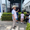 夏休みの子ども達と郷土を学ぶ！観光ボランティアガイドが西大寺鉄道記念館を案内しました