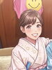 ちかちゃん浴衣♡「ちかに続いて8日はきいバースデー！一緒にお祝いしましょう😊」