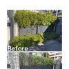 川西市南野坂でワイヤープランツの除去と砂利敷きをしました！