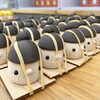 どんぐりまま「ずらりと並んだ、どんぐりままたちです🌳」
