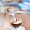 自家製コーヒーゼリーと「雪の花」で楽しむひと皿と一杯