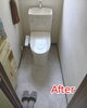 「2階トイレを1日で一新｜配管洗浄＋内装リフォーム」