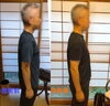 体幹の緩みが→引き締まってます「ビフォーアフターで見る、姿勢が変わっていく過程のおはなし」