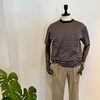 ボーダーTシャツ×ベージュパンツでつくる大人のリラックスメンズコーデ